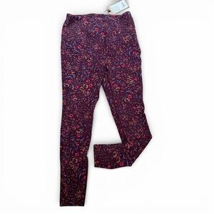 Prana Purple Floral Leggings